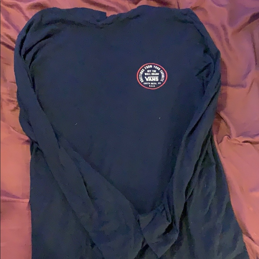 NWOT Vans Long sleeve hooded t-shirt
